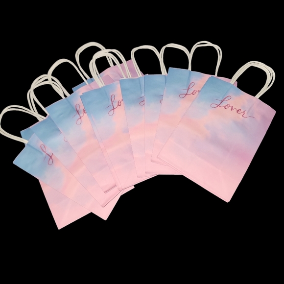 12pk Taylor Swift  Lover Gift Bags.   Thick and Strong Materials.  Lover Theme - Picture 1 of 6